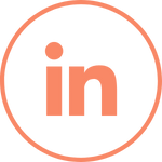 Orange LinkedIn logo